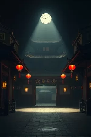 旧巷灯笼剧集封面，青砖巷口挂灯笼